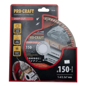 Алмазний диск Procraft DC150 150мм 22,23мм 2.5 мм UA