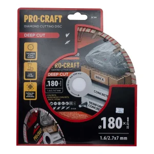 Алмазний диск Procraft DC180 180мм 22,23мм 2.7 мм UA