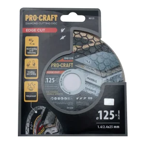 Алмазний диск Procraft DG125 125мм 22,23мм 2.4 мм UA