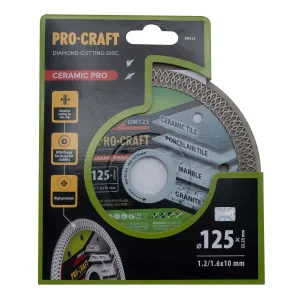 Алмазний диск Procraft DM125 125мм 22,23мм 1.6 мм UA