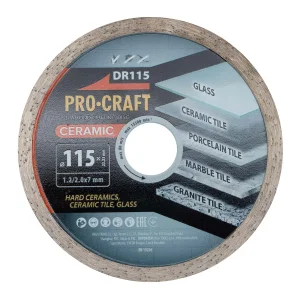 Алмазний диск Procraft DR115 115мм 22,23мм 2.0 мм UA