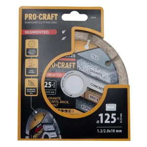 Алмазний диск Procraft DS125 125мм 22,23мм 2.0 мм UA
