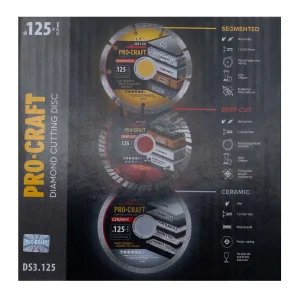 Набір алмазних дисків Procraft DS3.125 125 мм 22.23 UA