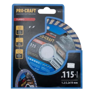 Алмазний диск Procraft DT115 115мм 22,23мм 2.2 мм UA