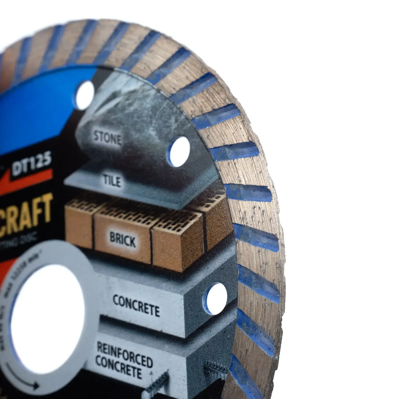 Алмазний диск Procraft DT125 125мм 22,23мм 2.2 мм UA