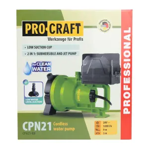 Акумуляторний насос Procraft CPN21 (без акб та зп) (CPN21_bb) UA