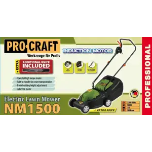 Газонокосарка колекторна Procraft NM1500 EU UA