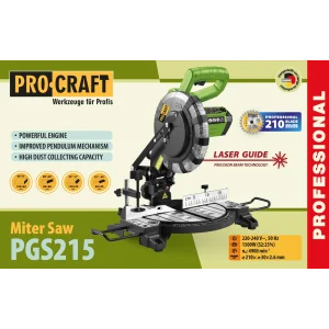 Торцювальна пила Procraft PGS215 UA