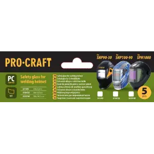 Захисне скло для зварювальної маски Procraft G11495 (SHP90-30) UA