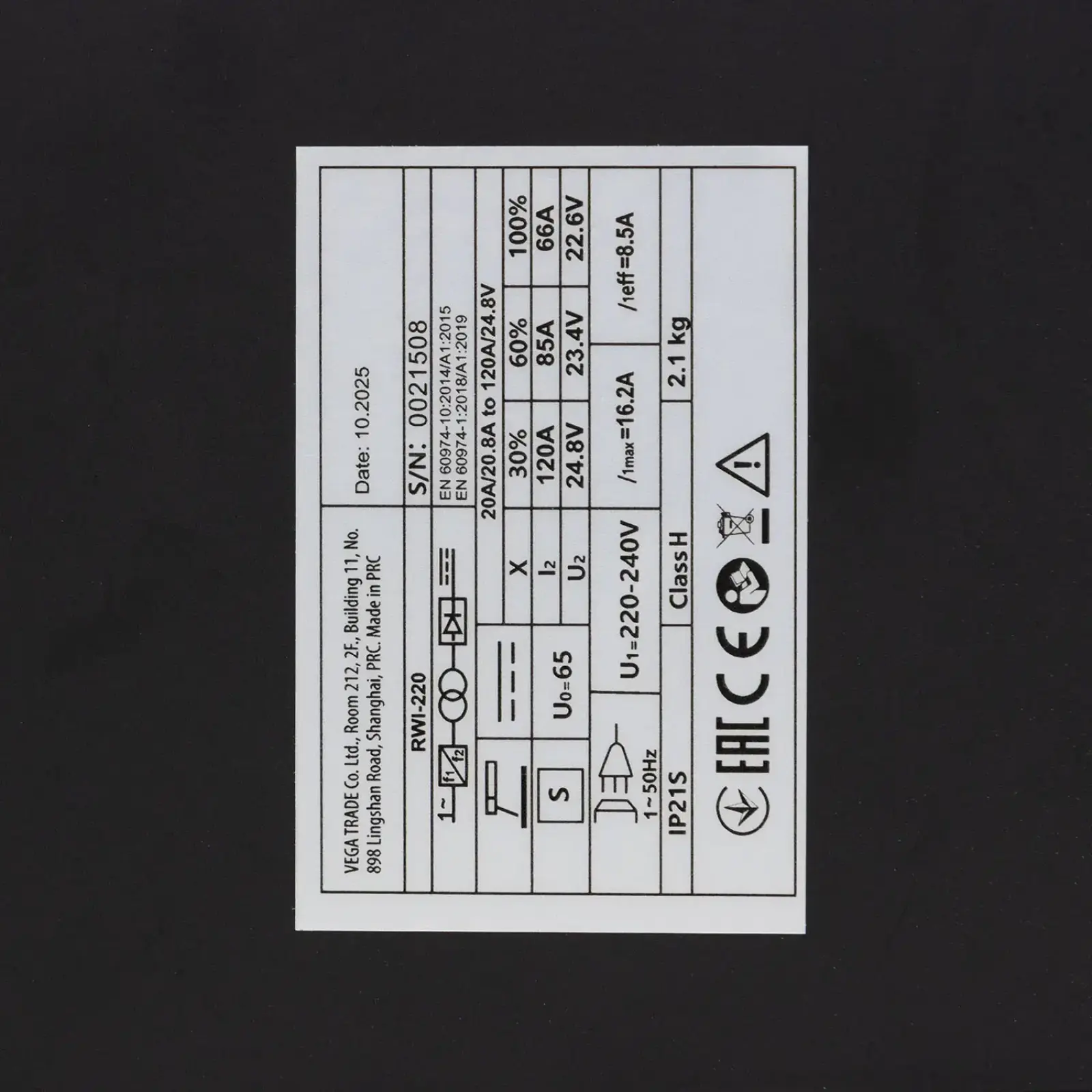 Інверторний зварювальний апарат Procraft industrial RWI220 UA