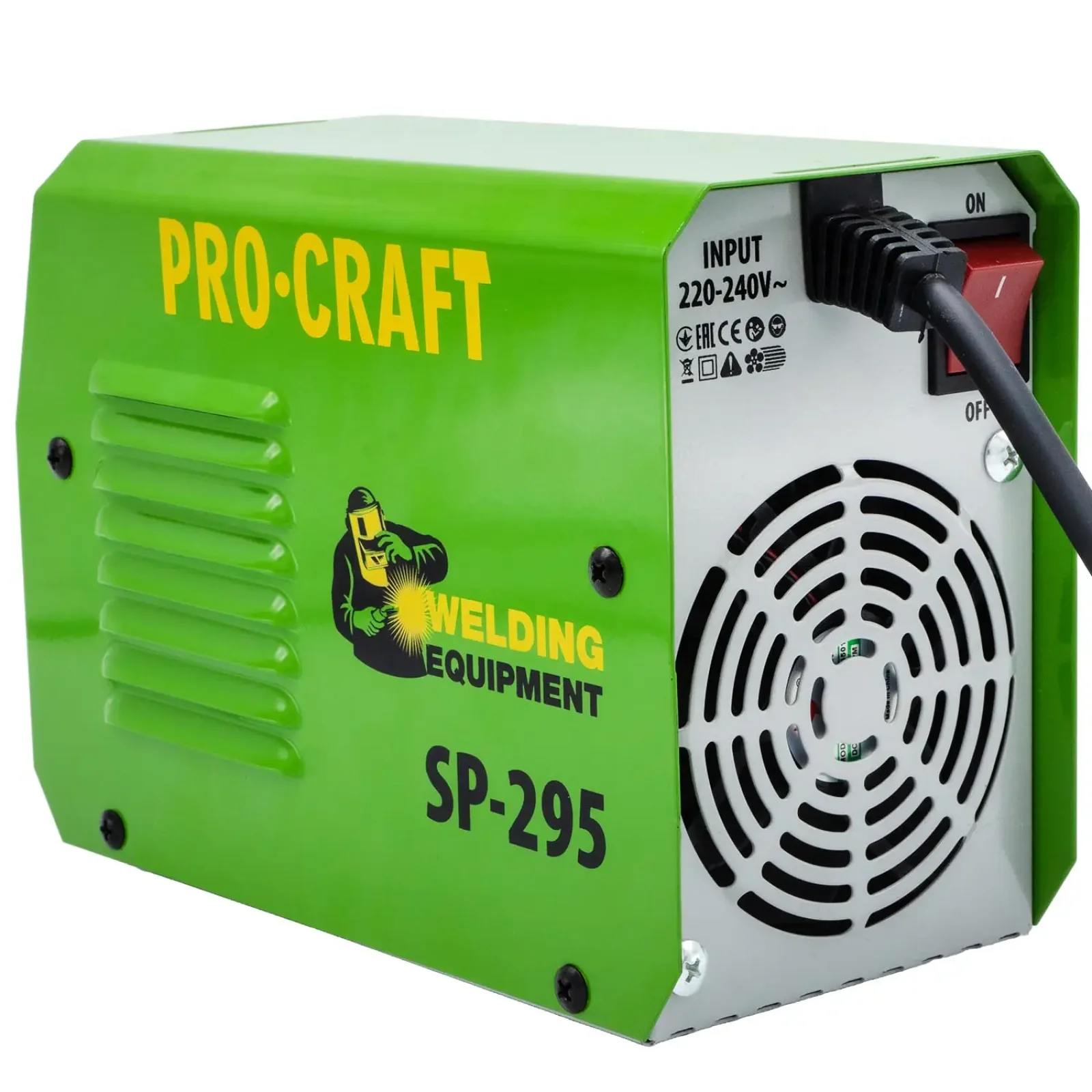 Інверторний зварювальний апарат Procraft SP295 NEW (картон) (SP295_new) UA