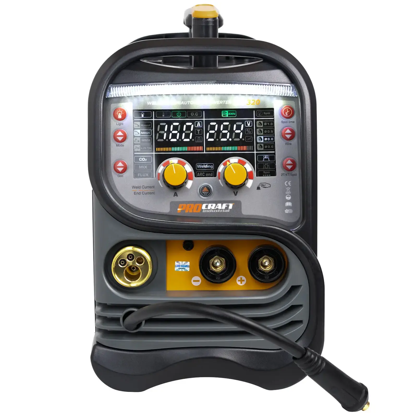 Інверторний зварювальний напівавтомат Procraft industrial SPI320 2026 (SPI320_2026) UA