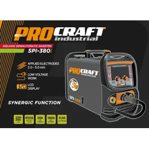 Інверторний зварювальний напівавтомат Procraft industrial SPI380 2026 (SPI380_2026) UA