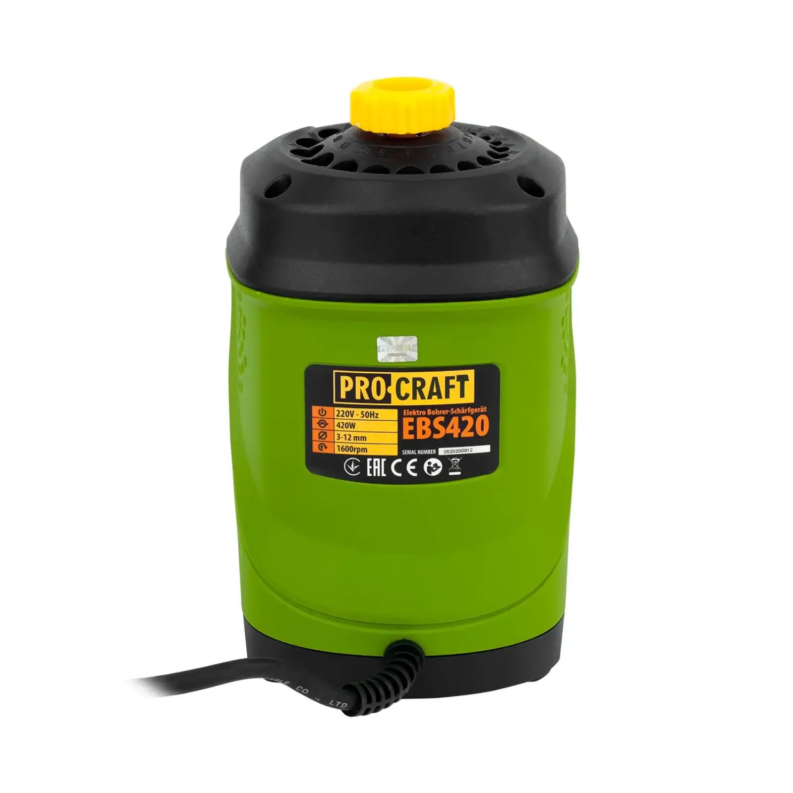 Заточка для свердел Procraft EBS420 UA