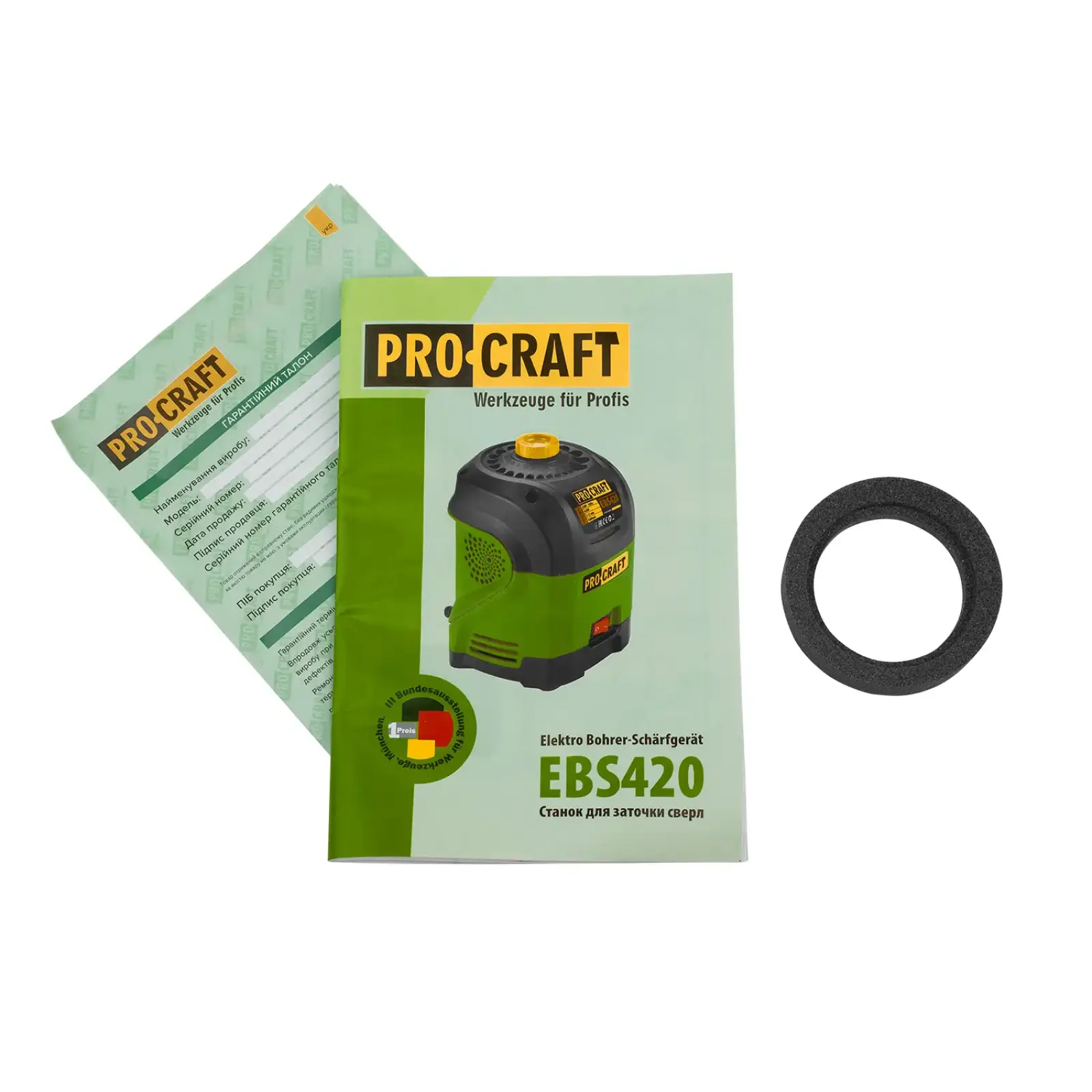 Заточка для свердел Procraft EBS420 UA