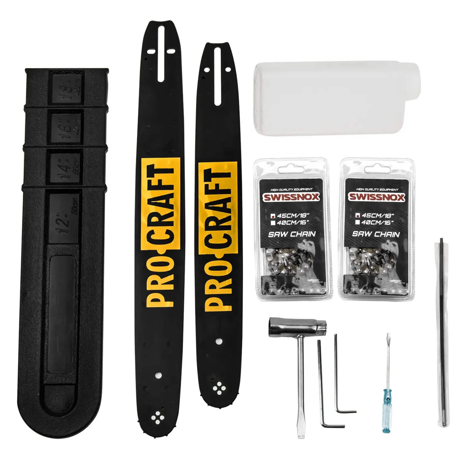 Бензопила Procraft K450 (Шина+ланцюг 45, шина+ланцюг 40) UA
