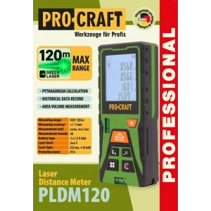 Лазерний далекомір Procraft PLDM120 UA