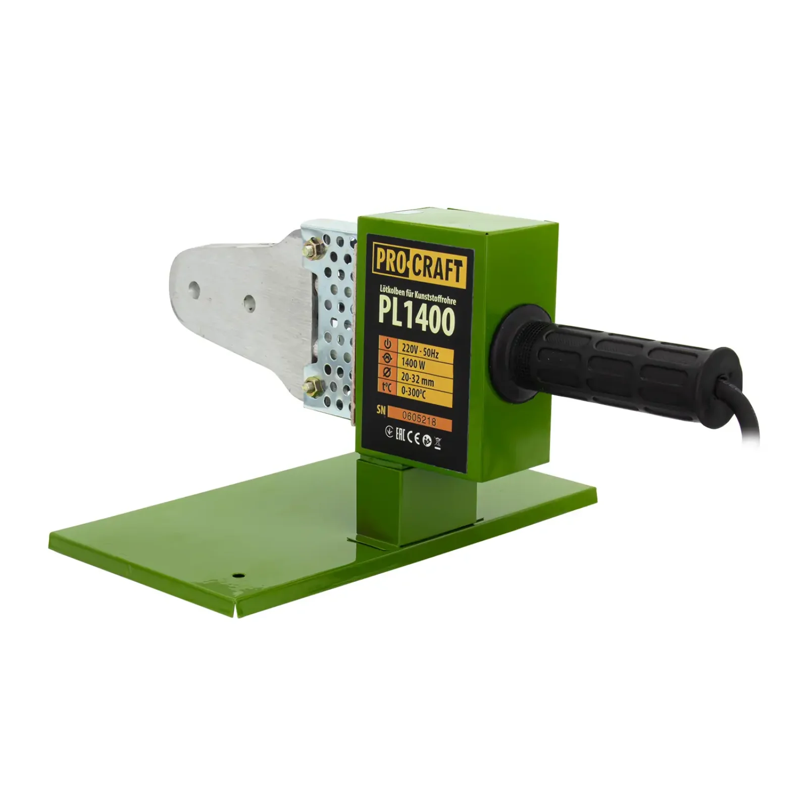 Паяльник для пластикових труб Procraft PL1400 UA