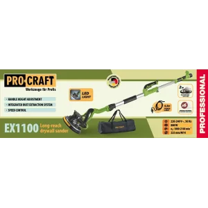 Машина шліфувальна Procraft EX1100 для стін і стелі UA