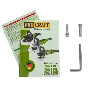 Машина шліфувальна Procraft PM2100K UA