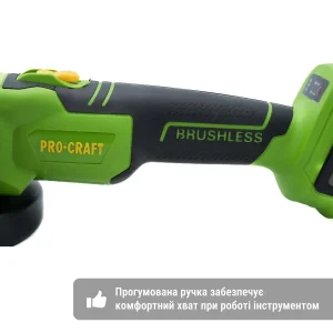 Безщіткова акумуляторна болгарка Procraft PWA216 UA