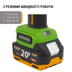 Акумуляторна болгарка Procraft PWA220 (1 акб 4 Аг) UA
