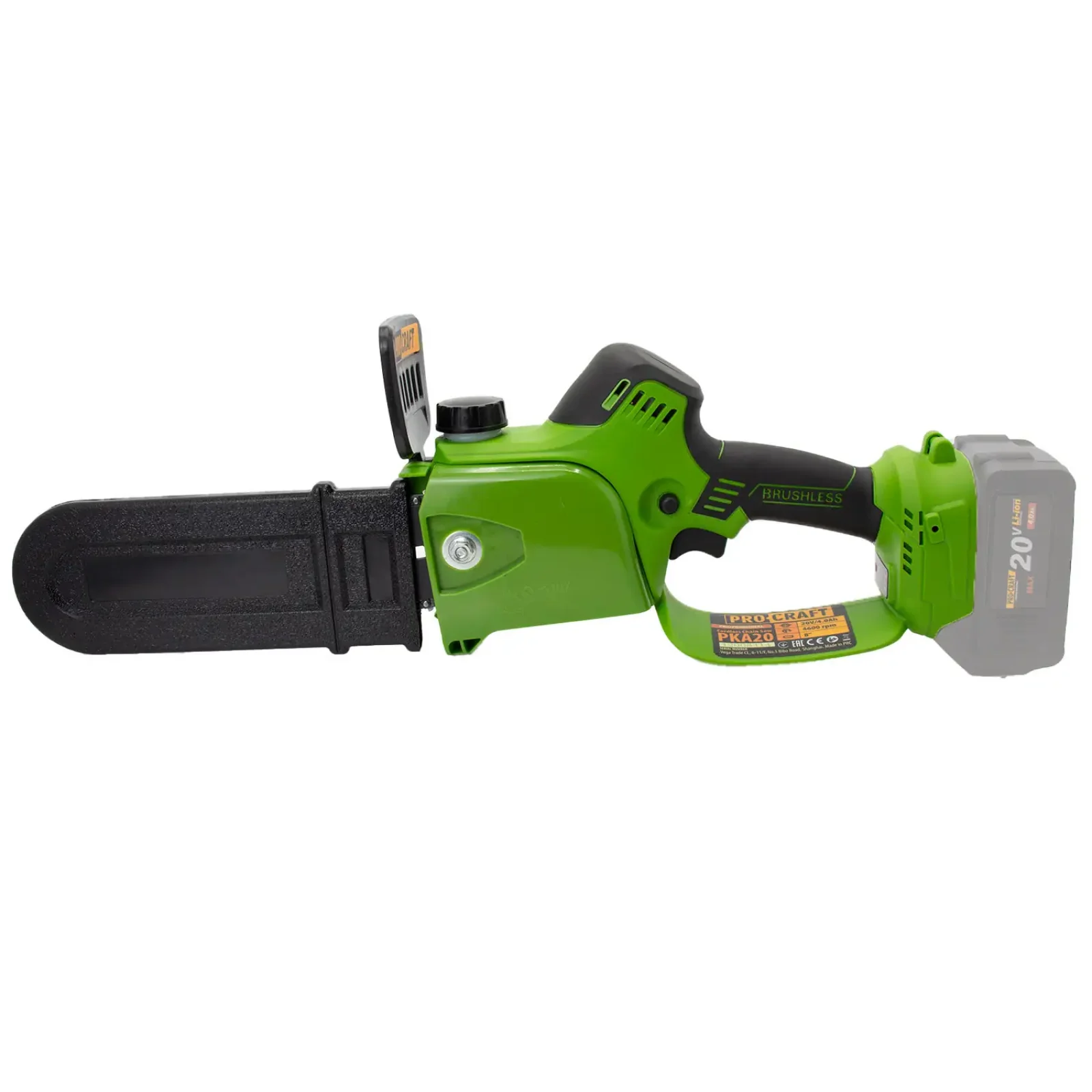 Акумуляторна ланцюгова пилка Procraft PCA40/2 (Без АКБ та ЗП) (PCA40_2) UA