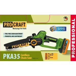 Акумуляторна міні пила Procraft PKA35 (1 акб) UA