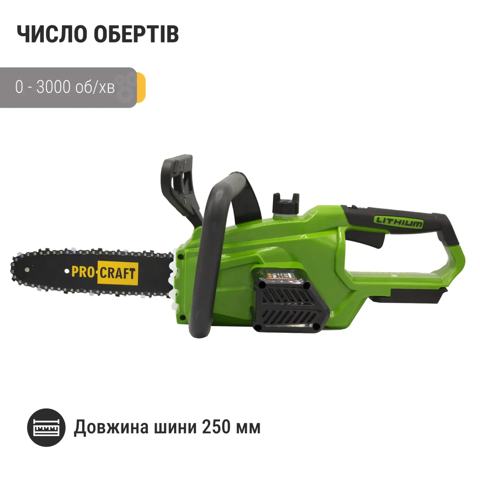 Акумуляторна міні пила Procraft PKA36 (без АКБ та Зп) UA