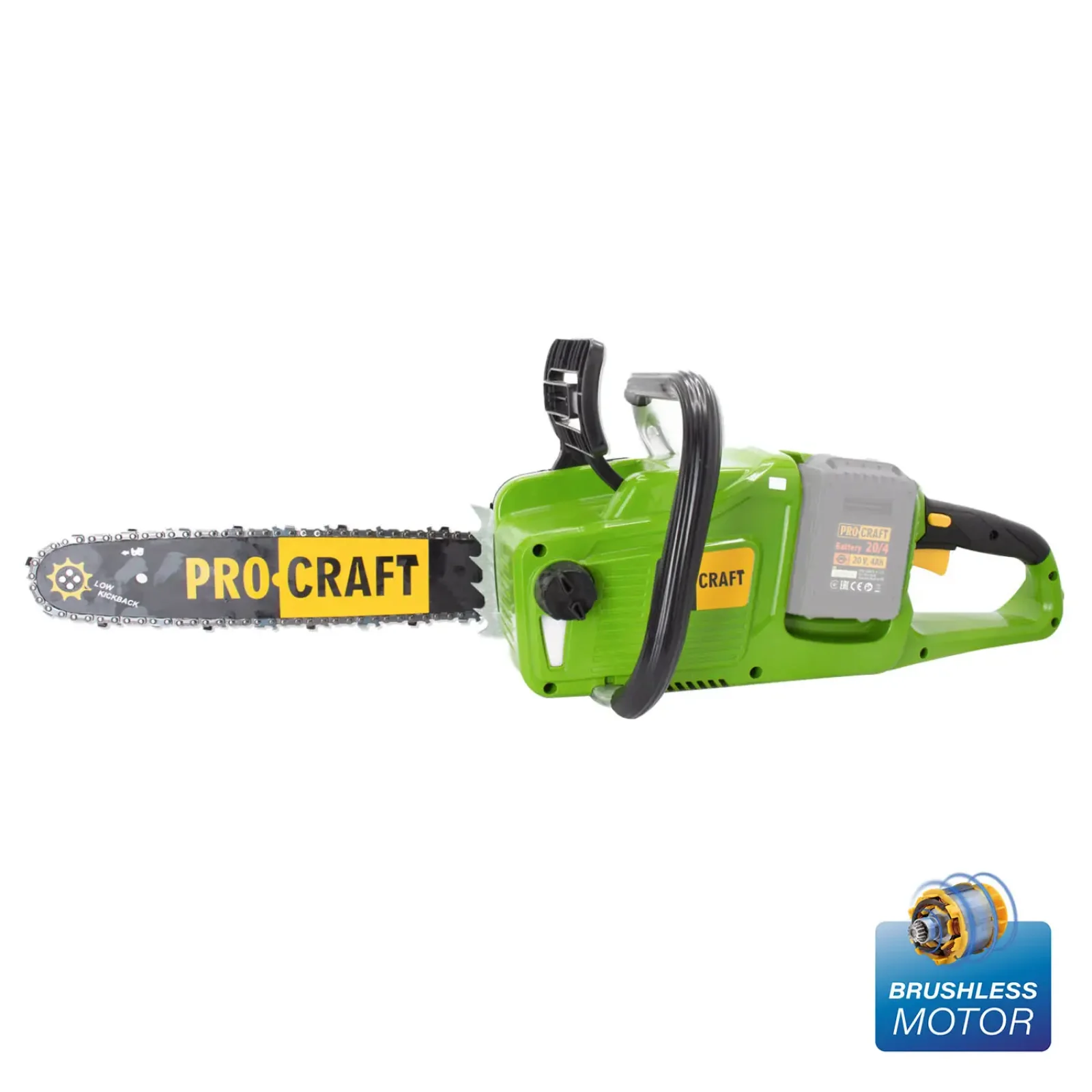 Акумуляторна ланцюгова пилка Procraft PCA40/2 (Без АКБ та ЗП) (PCA40_2) UA