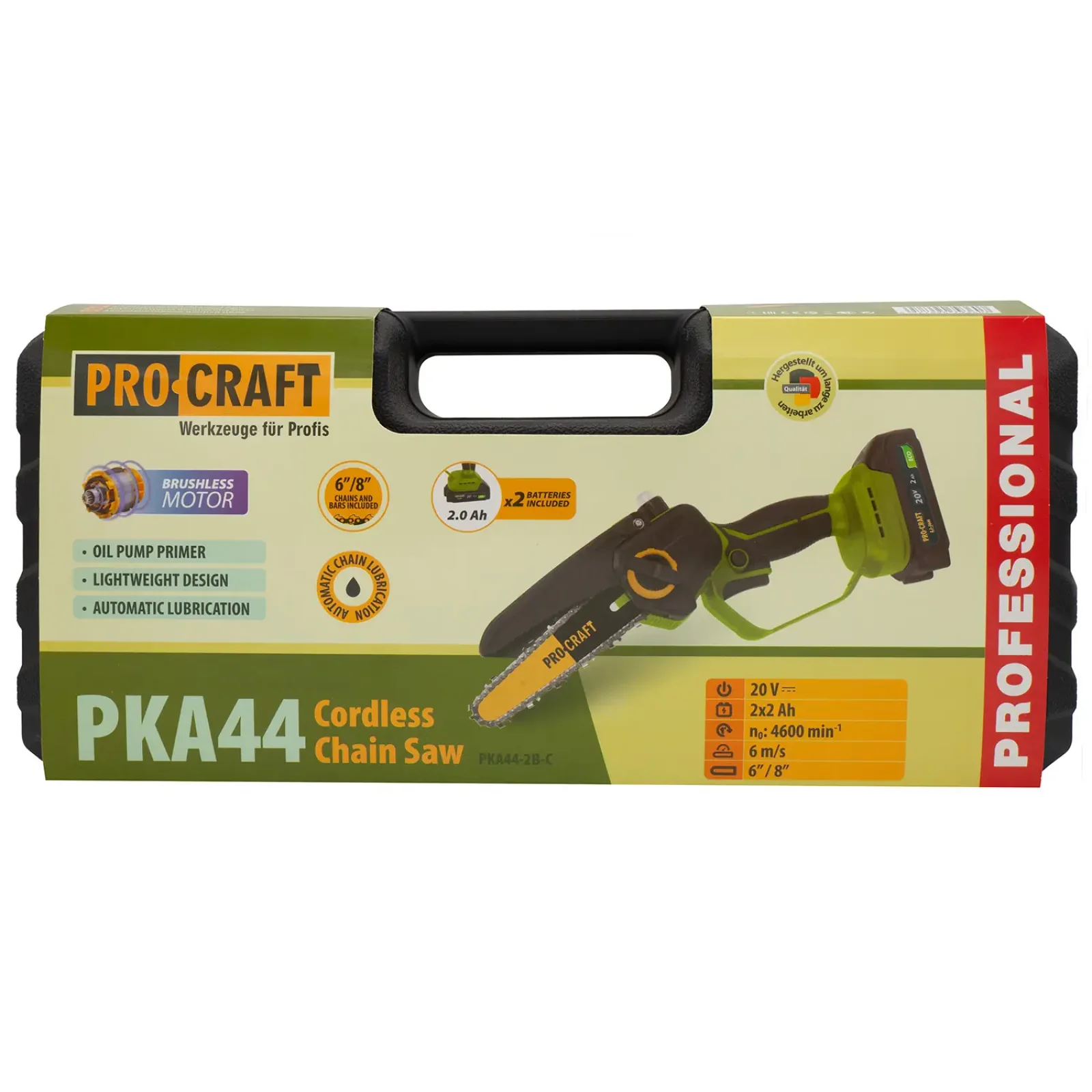 Акумуляторна міні пила Procraft PKA44 (2 акб) Кейс (PKA44_case_2akb) UA