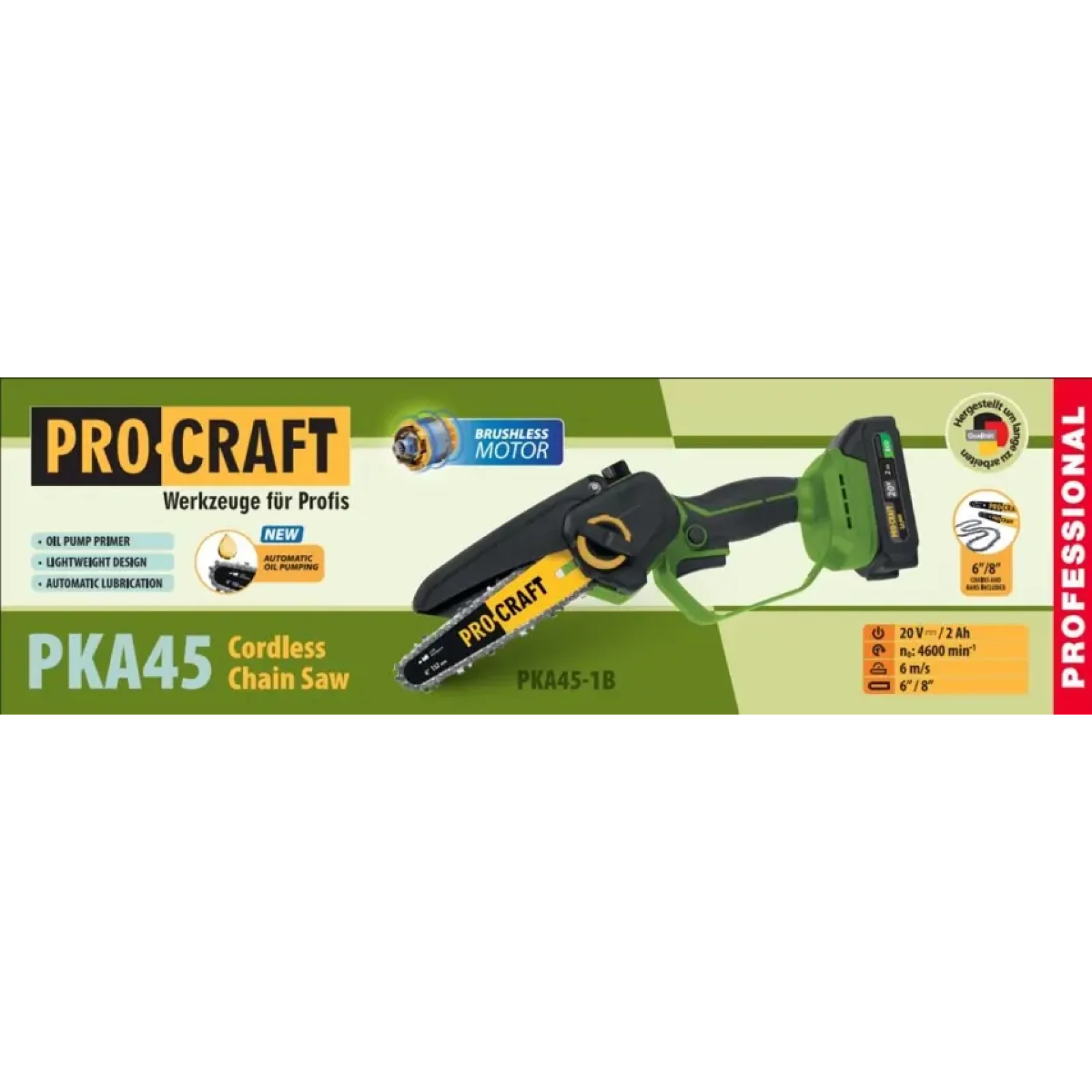 Акумуляторна міні пила Procraft PKA45 (1 акб) UA
