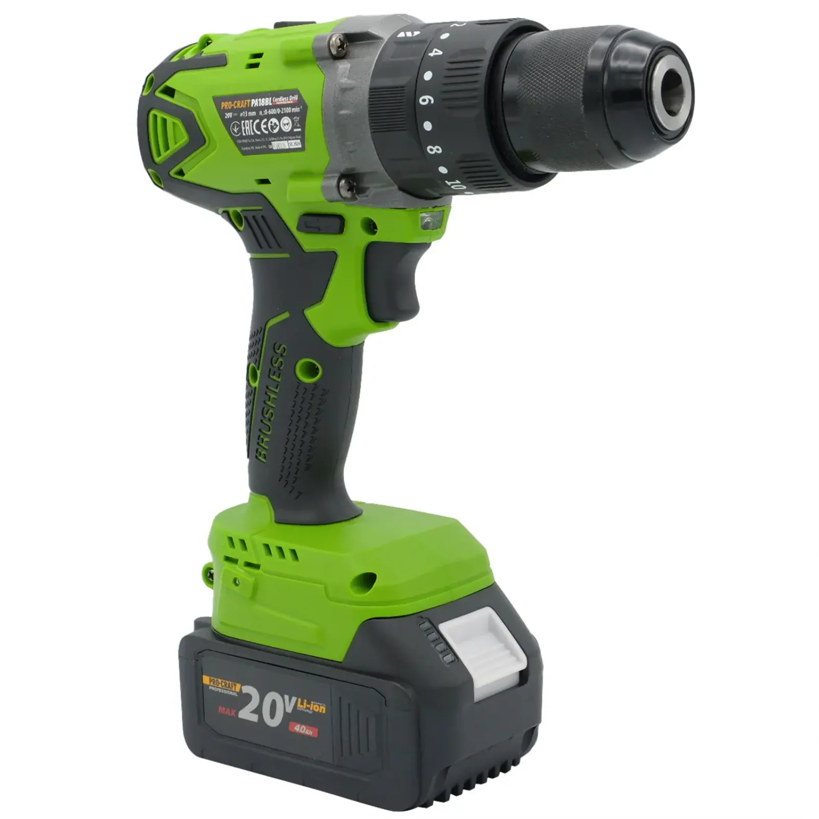 Шуруповерт Procraft PA18BL Universal Extra (без акб та зп) (PA18BL_bezakb) UA