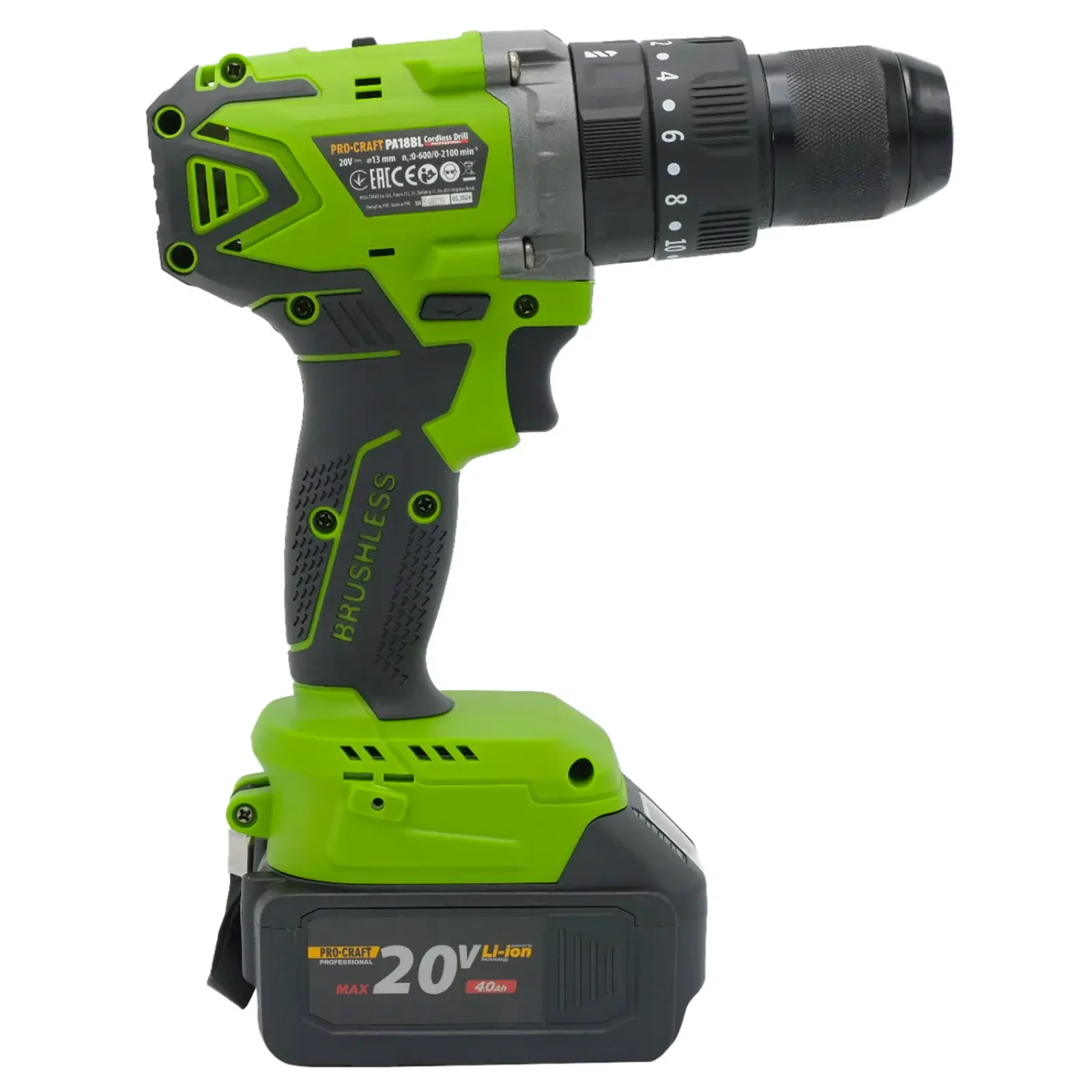 Шуруповерт Procraft PA18BL Universal Extra (без акб та зп) (PA18BL_bezakb) UA