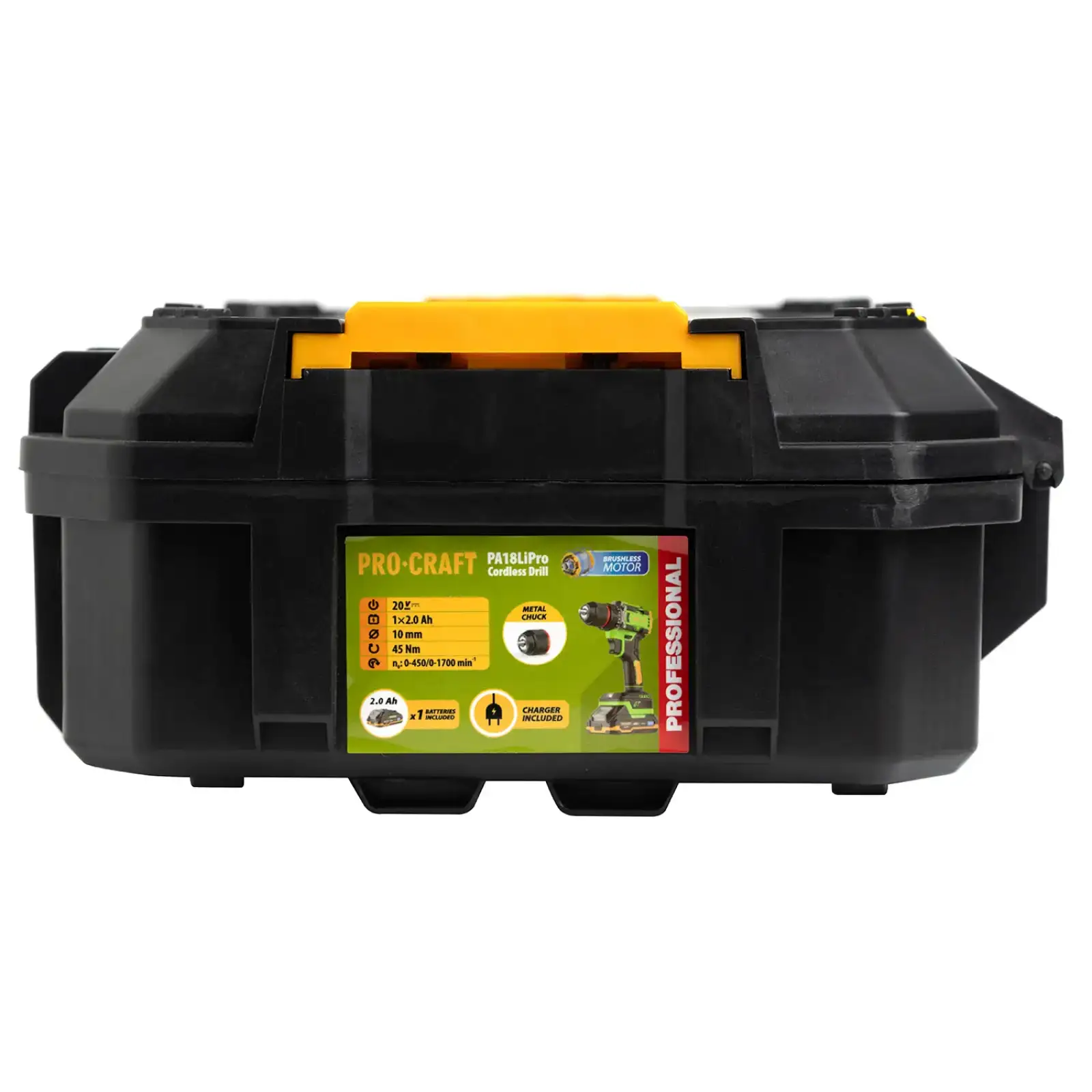 Шуруповерт Procraft PA18LiPro (1 акб 2Аг) (Pa18LiPro_2ah) UA