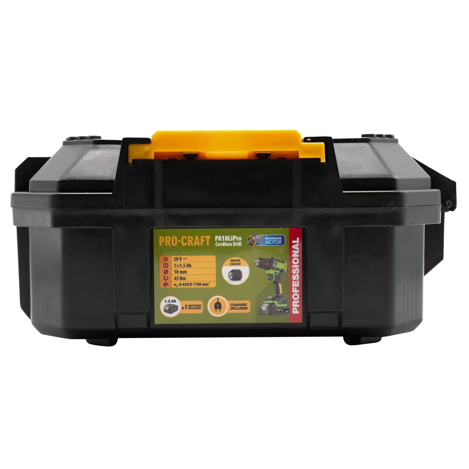 Шуруповерт Procraft PA18LiPro (1 акб) UA