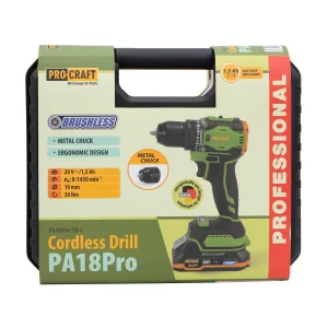 Шуруповерт Procraft PA18Pro (з 1 АКБ) (PA18pro_1akb) UA