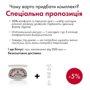 Універсальний слуховий апарат MEDICA+ Sound Control 16 UA
