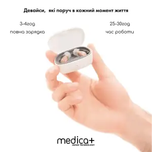 Універсальний слуховий апарат MEDICA+ Sound Control 16 UA