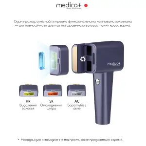Фотоепілятор охолоджуючий MEDICA+ ICE PRO 10X UA