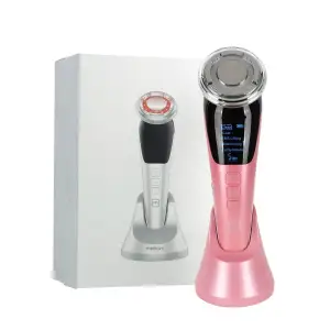 Мікрострумовий RF Lifting Масажер для обличчя Skin Lifting 7.0 Pink - EMS, LED Medica+ UA