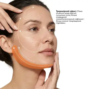 Масажер для обличчя MEDICA+ SkinLifting PRO 10x з мікрострумом, RF та функцією ліфтингу UA
