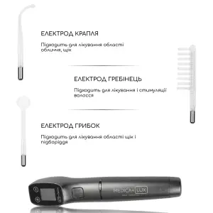 Апарат Дарсонваль MEDICA+ Lux Darsoline 8.0 grey UA