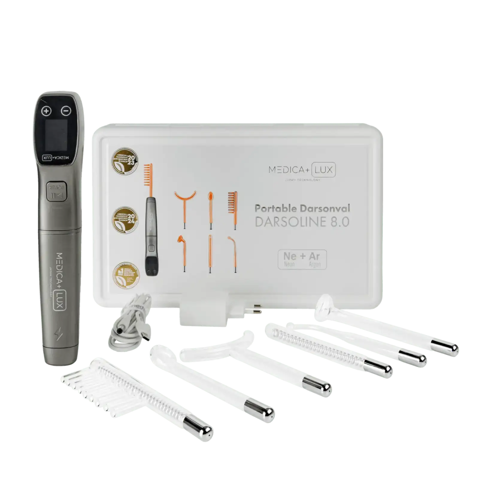 Апарат Дарсонваль MEDICA+ Lux Darsoline 8.0 grey UA