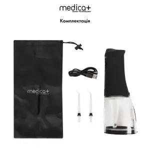 Портативний іригатор MEDICA+ WaterPuls 8.0 Black UA