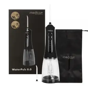 Портативний іригатор MEDICA+ WaterPuls 8.0 Black UA
