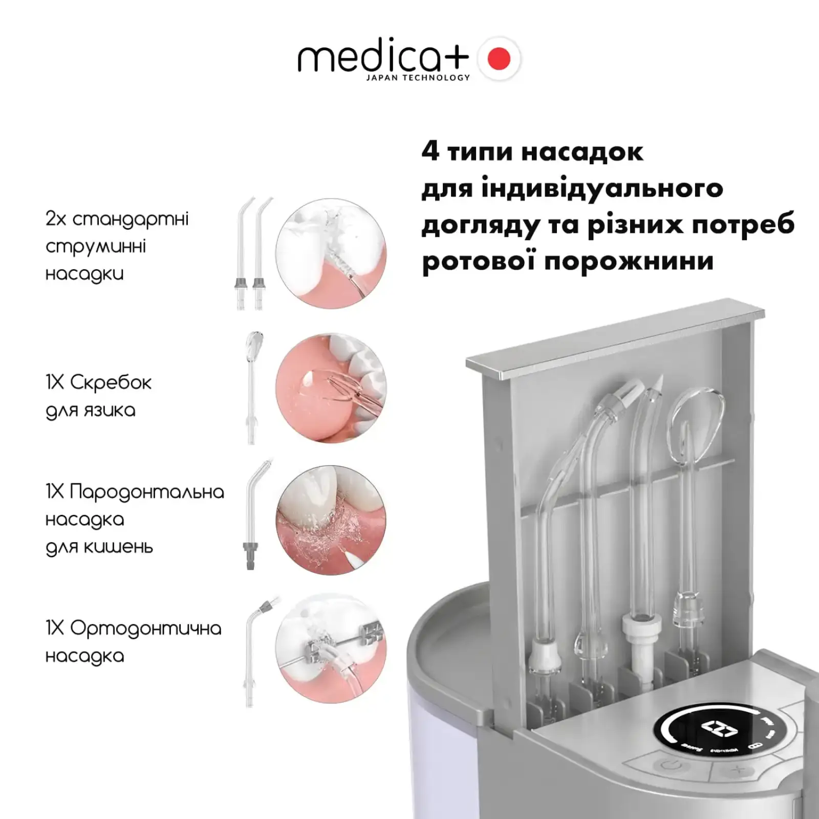 Стаціонарний іригатор MEDICA+ PROWATER STATION 8.0 Silver UA
