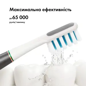 Зубна щітка MEDICA+ Lux 10ХN Aluminum Portable Grey UA