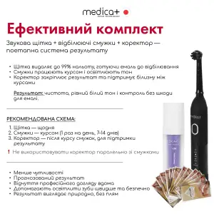 Електрична зубна щітка MEDICA+ ProBrush XO Сarbon Soft Touch (Black) UA