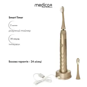 Звукова зубна щітка MEDICA+ ProBrush 11 GOLD Soft-Touch UA